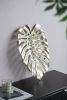 24.8x17.3x2" Gold Monstera Leaf Wall DÃ©cor