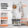 Hall Tree Entryway Bench, Coat Rack with Shoe Storage, 32" Wide Mudroom bench with Storage and Seating