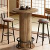 Round table, bar table, coffee table, Space Saving Design (table only)