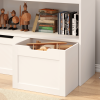 Book Organizer, toy Storage Cabinet Organizer, White