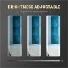 71"x26" LED Full Length Mirror with Aluminum Frame and Polished Glass for Bedroom