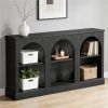 Console table, sofa table, foyer table, storage cabinet, farmhouse entrance table with storage space