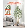 7FT Artificial Olive Tree with Black Pot, Tall Fake Tree with Natural Wood Trunk & Realistic Green Leaves and Fruits, Indoor Faux Plant for Home