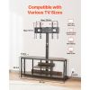45" TV Stand with Mount for up to 75 in TVs, Entertainment Center with Power Outlet & LED Lights