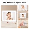 Large Vanity Mirror with Lights, Three Color Lighting Modes, Lighted Makeup LED Mirror,5X Magnification,USB Port,Smart Touch Control